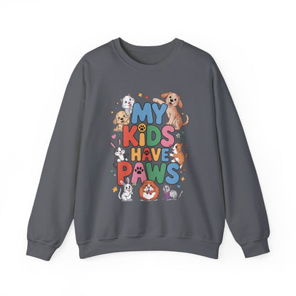 My Kids Have Paws Sweatshirt, Pet Lover Gift, Cute Animal Shirt, Cute Pet Mom Tee, Animal Parent T-Shirt, Gift for Animal Lovers