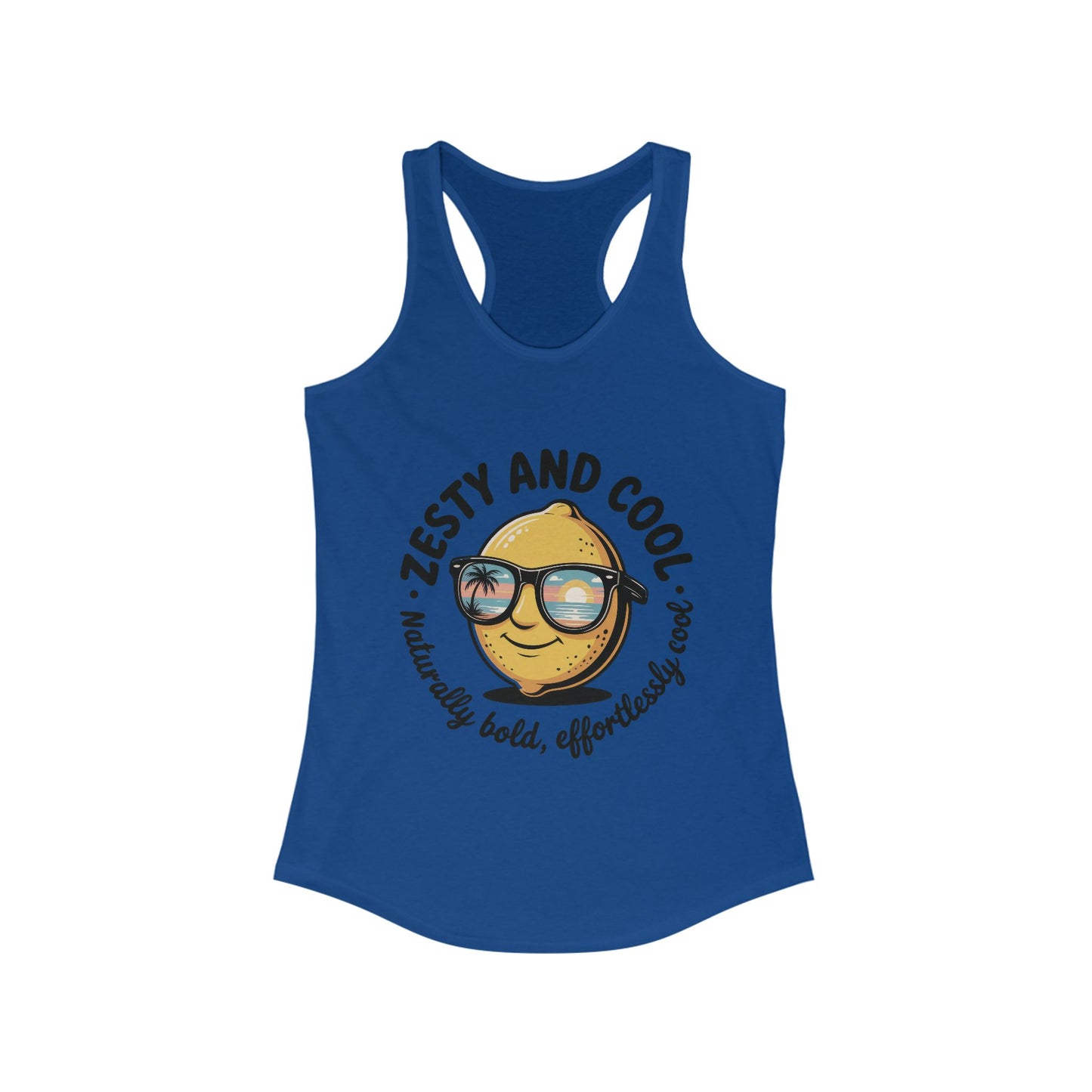 Zesty Lemon Tank Top, Womens Heavy Cotton Tank, Funny Graphic Tee, Summer Apparel, Gift for Lemon Lovers, Beachwear, Funny Summer Tee