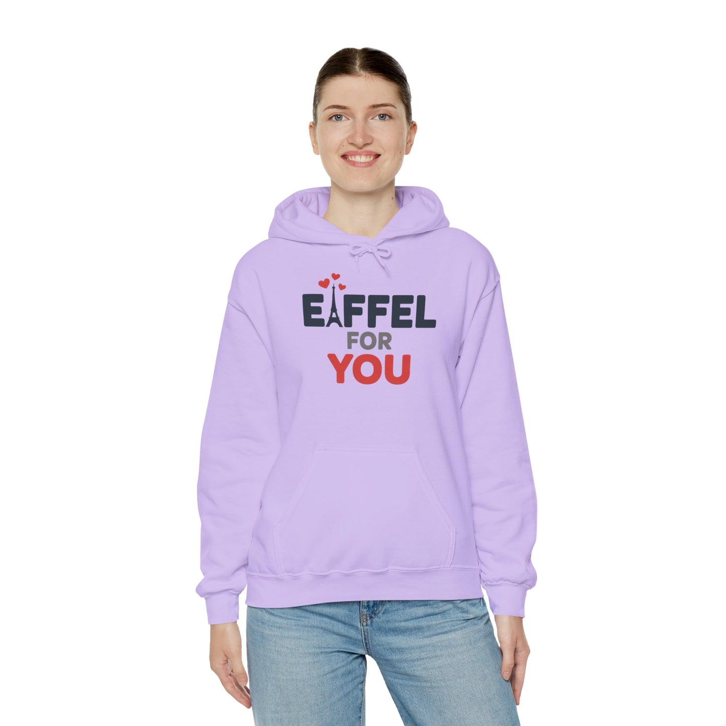 Womens Heavy Blend™ Hooded Sweatshirt, Eiffel For You Romantic Paris Womens Hoodie