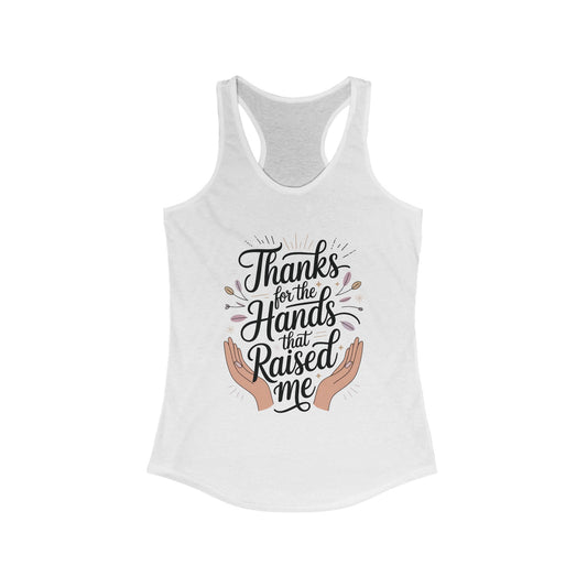 Grateful Hands Tank Top, Mother's Day Gift, Appreciation Tee, Family Love Shirt, Empowering Women Top, Inspirational tee