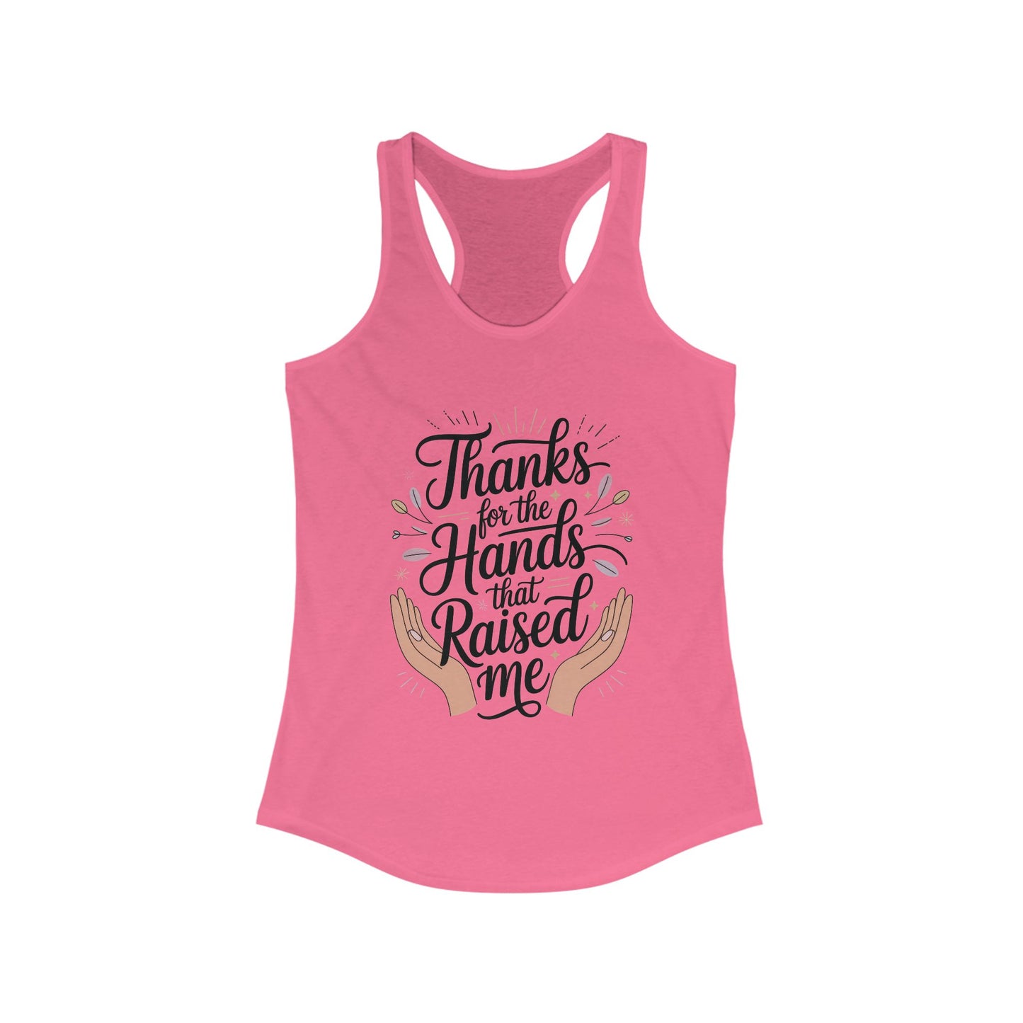 Grateful Hands Tank Top, Mother's Day Gift, Appreciation Tee, Family Love Shirt, Empowering Women Top, Inspirational tee