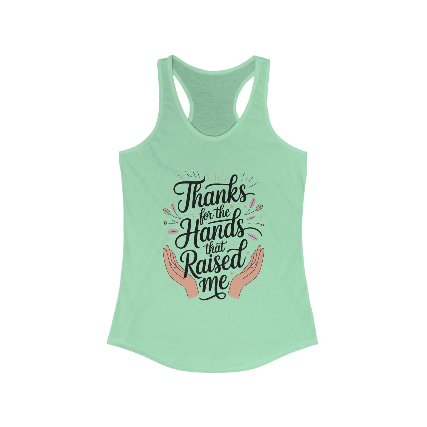 Grateful Hands Tank Top, Mother's Day Gift, Appreciation Tee, Family Love Shirt, Empowering Women Top, Inspirational tee