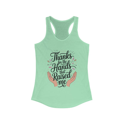 Grateful Hands Tank Top, Mother's Day Gift, Appreciation Tee, Family Love Shirt, Empowering Women Top, Inspirational tee