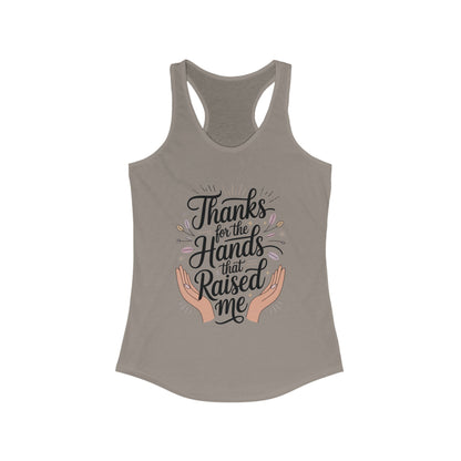 Grateful Hands Tank Top, Mother's Day Gift, Appreciation Tee, Family Love Shirt, Empowering Women Top, Inspirational tee