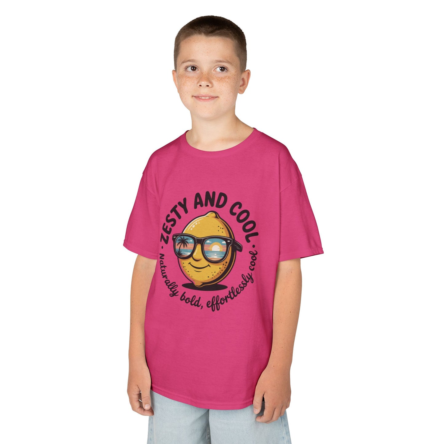 Zesty and Cool Kids Tee, Fun Summer Shirt, Birthday Gift for Kids, Playful Graphic Tee, Cool Kids Apparel, Fruit Tee for Boys and Girls