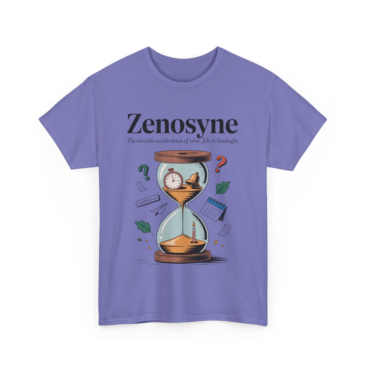 Zenosyne Unisex Heavy Cotton Tee, Aesthetic Word Tee, existential tee, Emotional Word Tee, Moody Graphic Tee, Philosophical Tee
