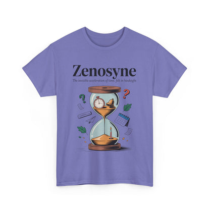 Zenosyne Unisex Heavy Cotton Tee, Aesthetic Word Tee, existential tee, Emotional Word Tee, Moody Graphic Tee, Philosophical Tee