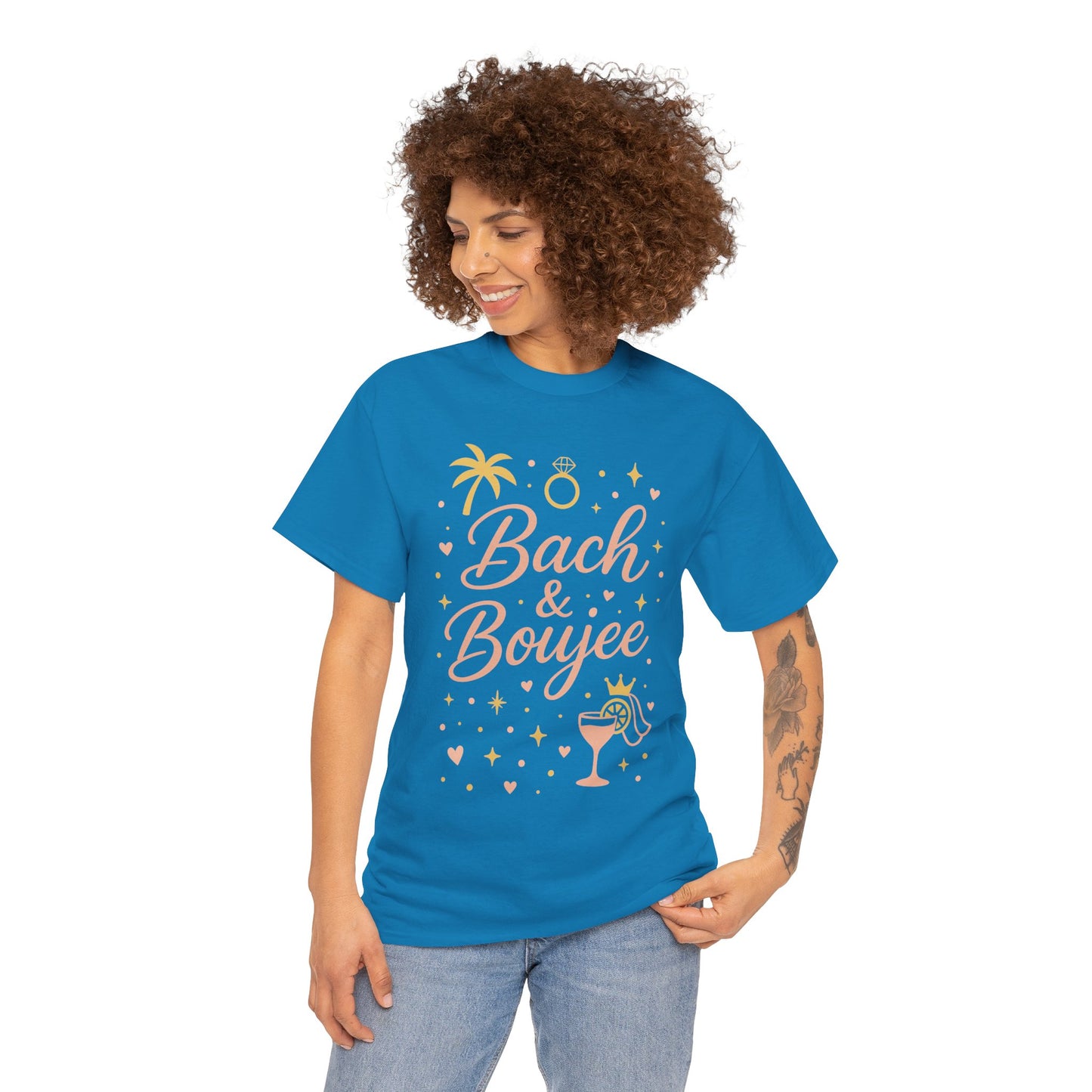 Bach & Boujee Bridal Party  Shirt, Bachelorette Party Tee, Bridesmaid Wedding Tee, Hen Party Top, Bridal Shower,  Bridesmaids Gift