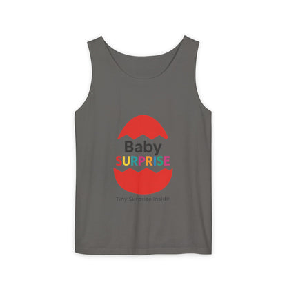 Baby Surprise Maternity Tank Top, Pregnancy Announcement Tank, Mom To Be Gift, Expecting Baby Reveal Top, Baby Shower Gift,Gender Reveal Tee