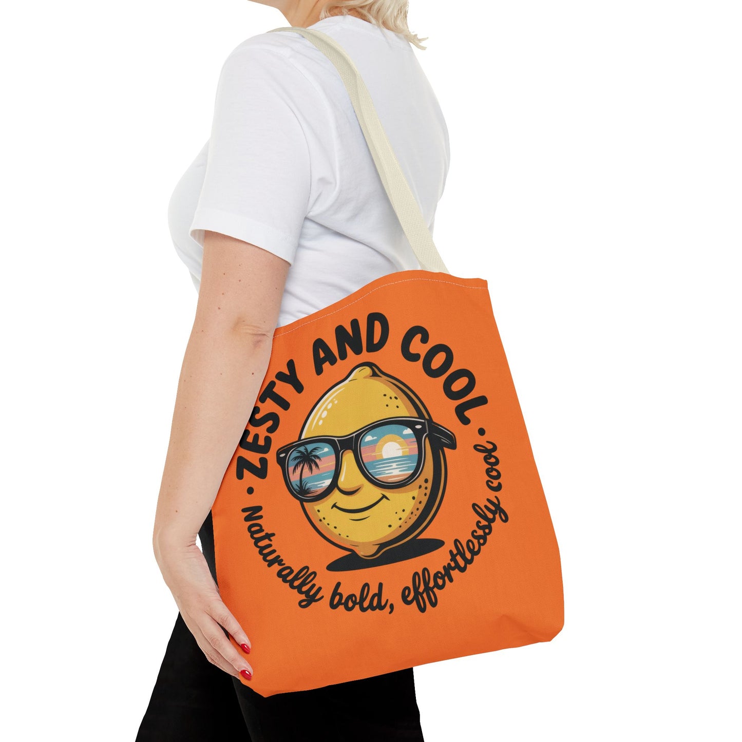 Zesty Lemon Tote Bag - Fun & Bold Carry-All for Everyday Use, Summer, Beach Days, Gifts, Eco-Friendly Shopping, Large Tote Bag