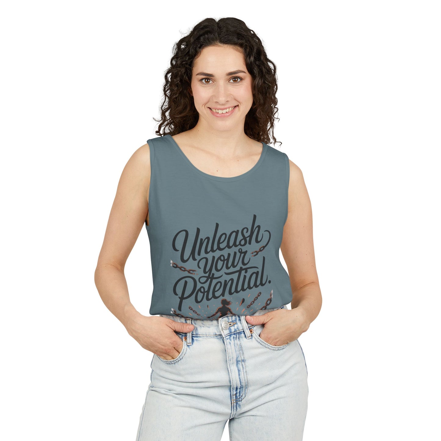 Unleash Your Potential Womens Tank Top, Motivational Athletic Gear, Womens Workout Clothing, Inspirational Summer Outfit, Fitness Gift, [...]