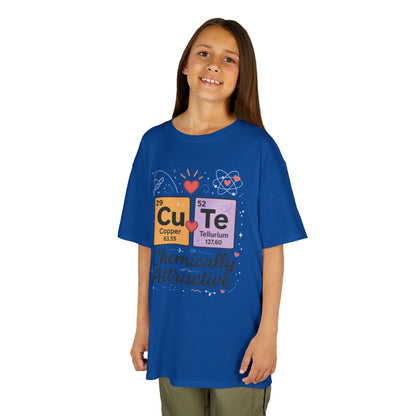 Cute Science Kids TeeT-Shirt, Periodic Table Tee, Funny Nerdy Gift for Young Girl, Cute Chemistry Young Girl T-Shirt, Classroom Wear