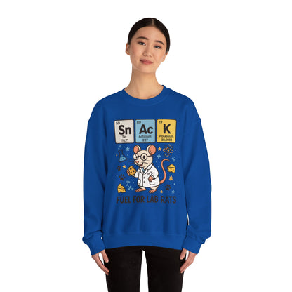 Lab Rat Science Sweatshirt, Science Crewneck, Funny Gift for Teachers, Chemistry Sweatshirt, Cute Lab Rat Design, Perfect for Birthdays