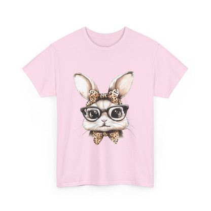 Cool Bunny Sunglasses Tee, Cute Rabbit Shirt, Animal Lover Gift, Spring Fashion, Unisex Graphic T-Shirt