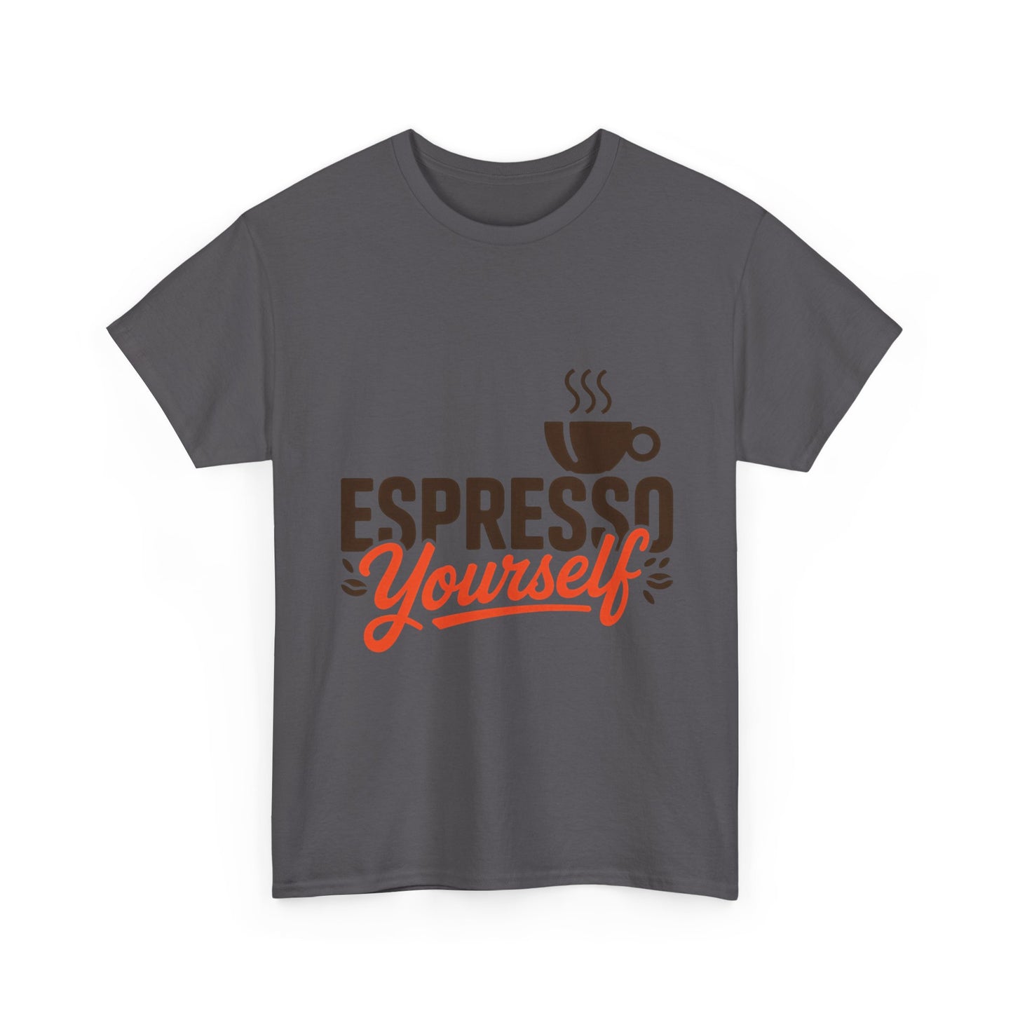 Espresso Yourself Mens T-Shirt, Funny Coffee Graphic Tee, Coffee Tee, Coffee Humor