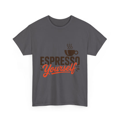 Espresso Yourself Mens T-Shirt, Funny Coffee Graphic Tee, Coffee Tee, Coffee Humor