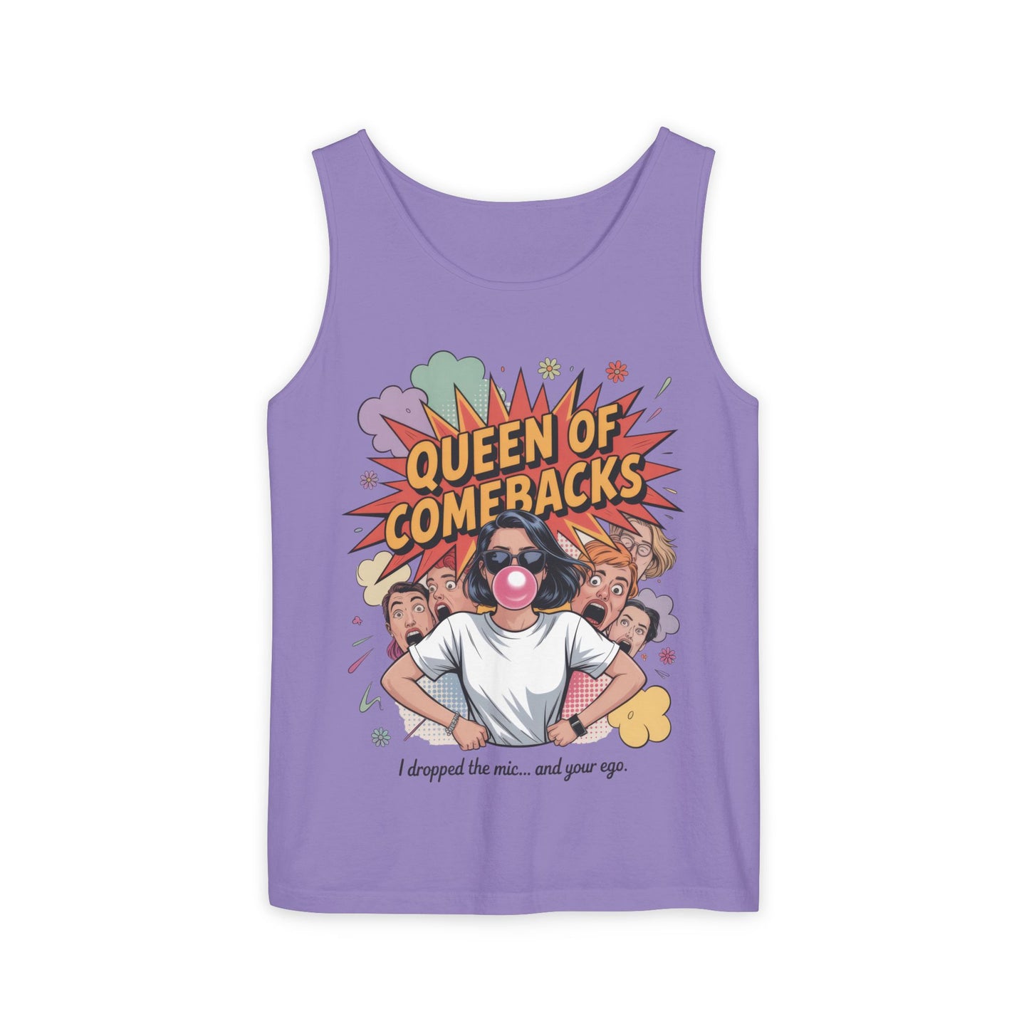 Funny Women's Tank Top, Queen of Comebacks Tee, Funny Graphic Tank, Gift for Her, Casual Wear, Comedy Apparel