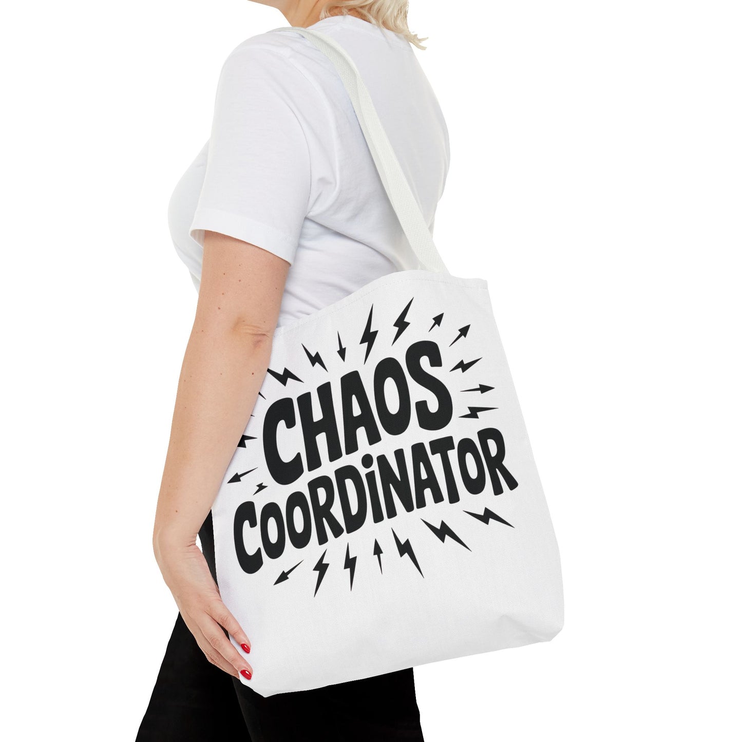 Chaos Coordinator Tote Bag, Fun Carryall for Busy Moms, Students, or Event Planners, Perfect Gift, Beach Weekender Bag,  Large Tote Bag