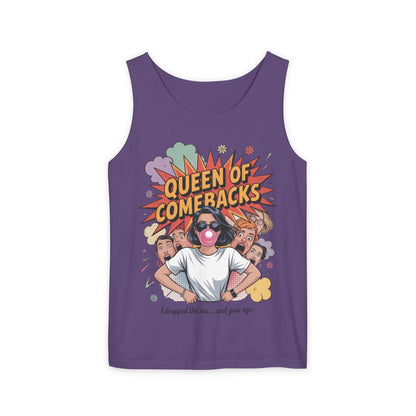 Funny Women's Tank Top, Queen of Comebacks Tee, Funny Graphic Tank, Gift for Her, Casual Wear, Comedy Apparel