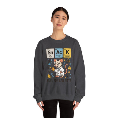 Lab Rat Science Sweatshirt, Science Crewneck, Funny Gift for Teachers, Chemistry Sweatshirt, Cute Lab Rat Design, Perfect for Birthdays