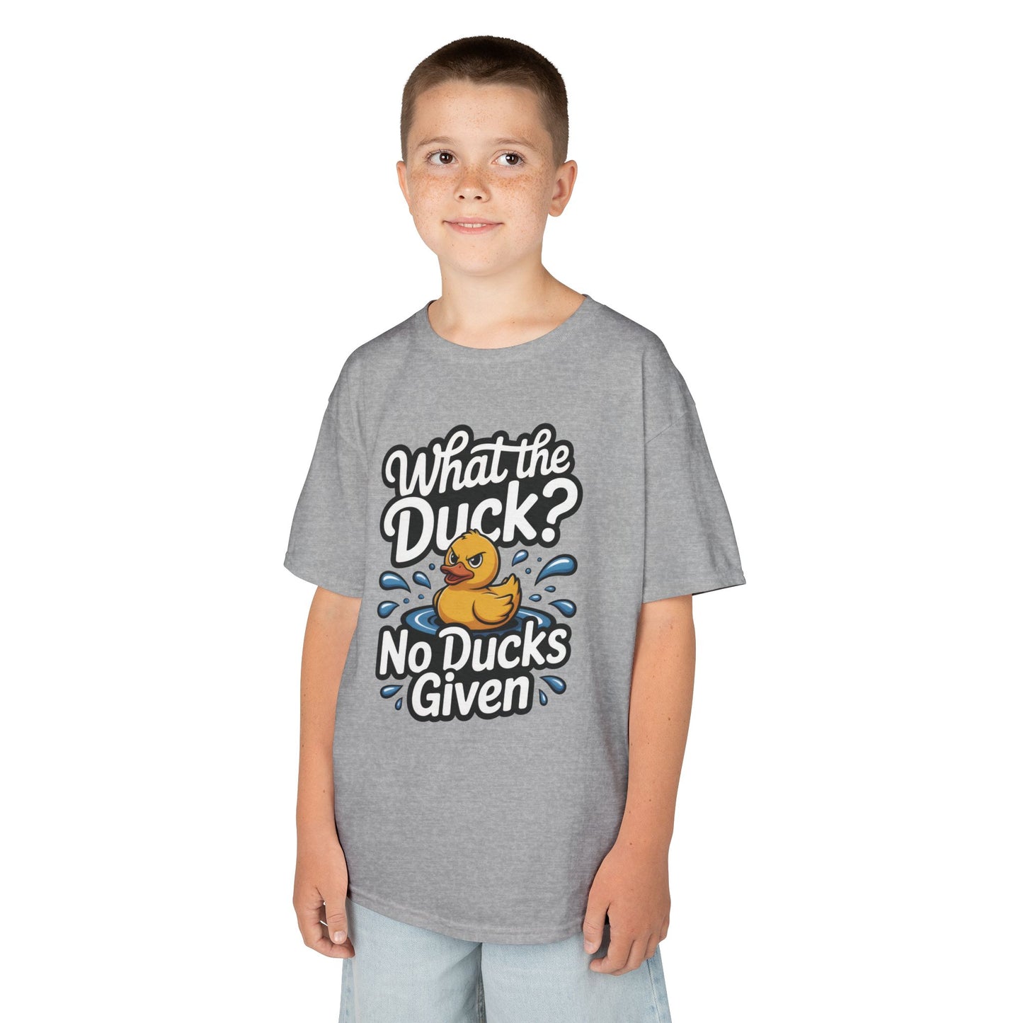 Funny Teen Duck Shirt, Kids Humor Tee, What The Duck Meme Tee, No Ducks Given Youth Tee, Sarcastic Rubber Duck Shirt, Cool Gift For Teens