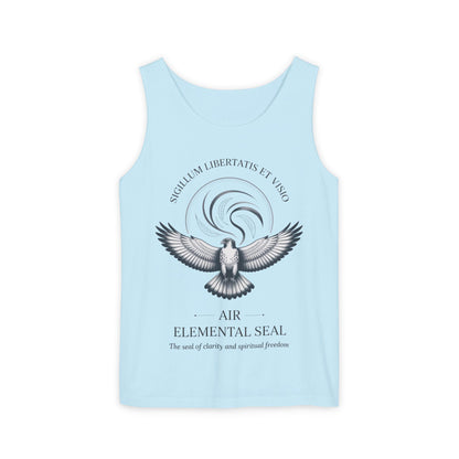 Air Elemental Seal Tank Top, Clarity & Spiritual Freedom Symbol Tee, Unisex Elemental Shirt, Vision Totem Gift, Spiritual Gift