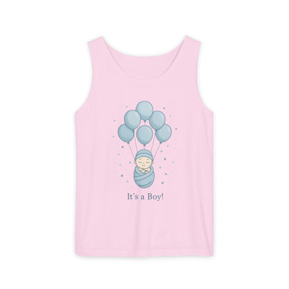 Its a Boy Maternity Tank Top, Baby Boy Pregnancy Announcement Tank, Gender Reveal Mom To Be Gift, Expecting Baby Shower Top
