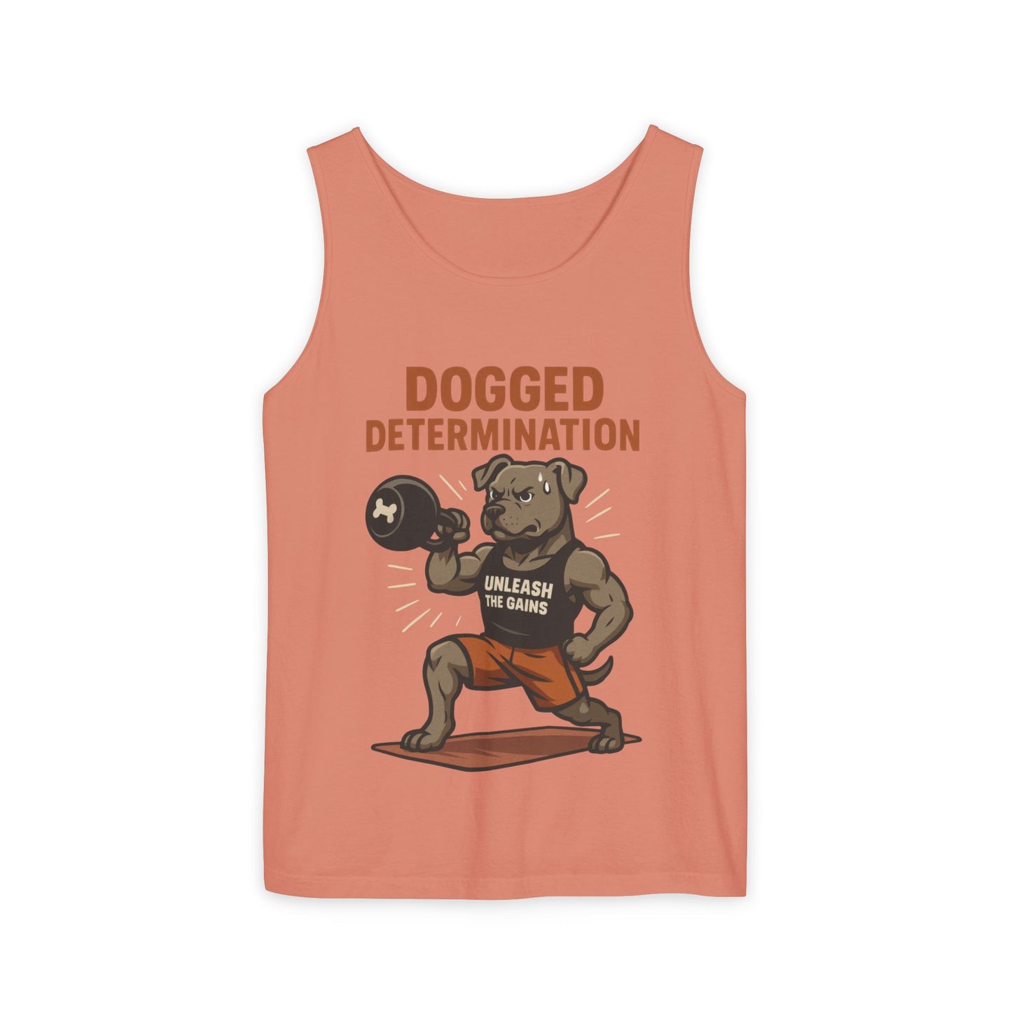 Funny Gym Dog Tank Top for Men, Workout Bulldog Graphic Tee, Fitness Motivation Shirt, Dog Lover Gift, Gym Wear, Fitness Tank Top
