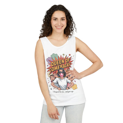 Funny Women's Tank Top, Queen of Comebacks Tee, Funny Graphic Tank, Gift for Her, Casual Wear, Comedy Apparel