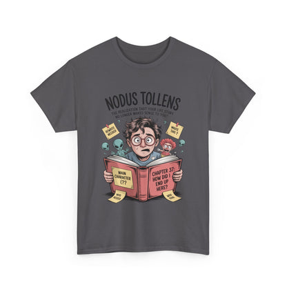 Nodus Tollens Men's T-Shirt, Men's Heavy Cotton Shirt, Latin Words, Moods & Modes, Self-Awareness, Quirky Humor Shirt