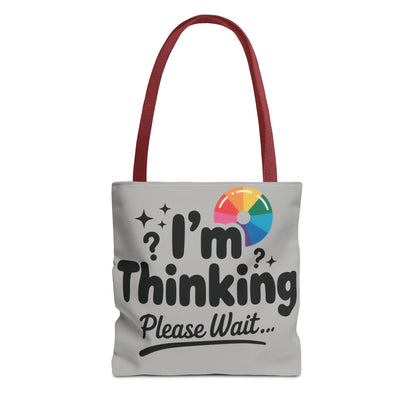 Whimsical Thinking Tote Bag, Funny Gift, Carry-All for Daily Use, Ideal for Birthdays and Graduations, Work or School Tote for Women and Men