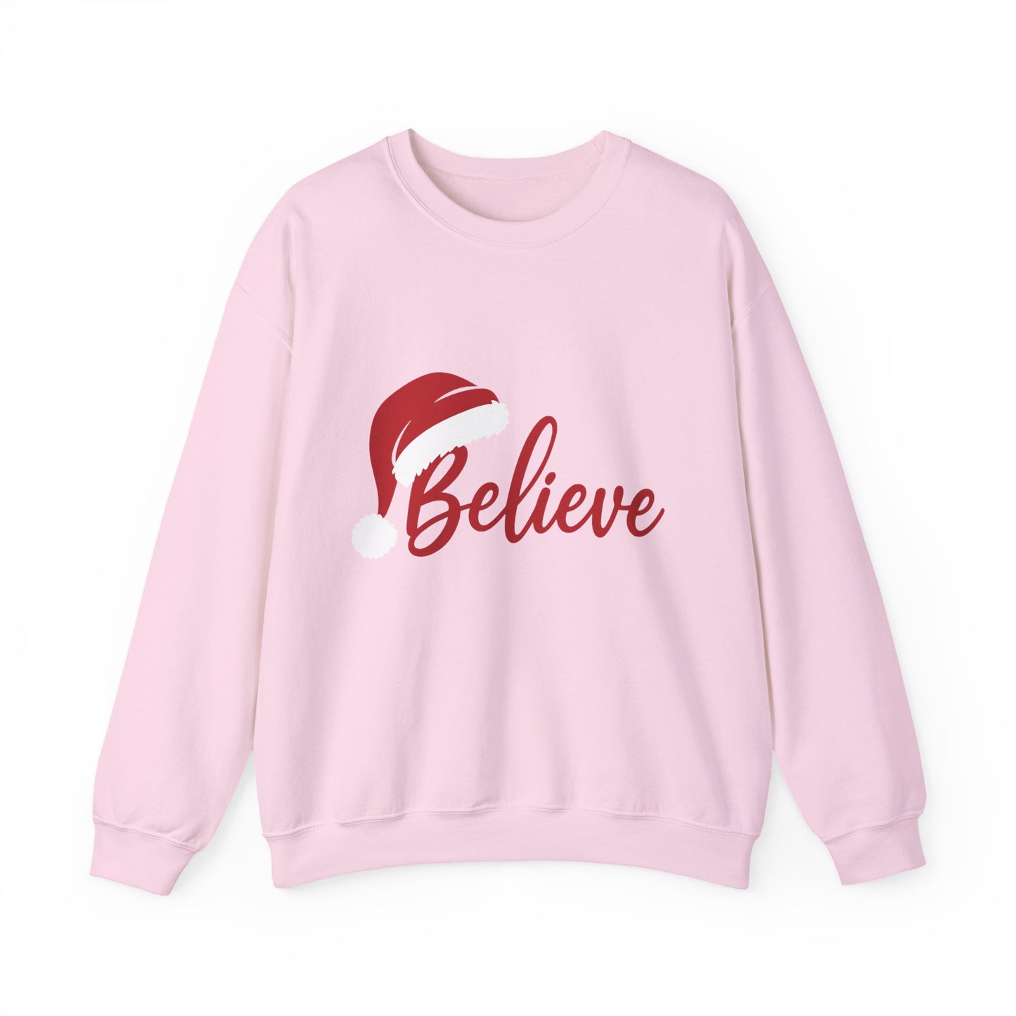 Believe Christmas Women's Sweatshirt, Minimalist Holiday Crewneck, Cozy Sweatshirt for Women