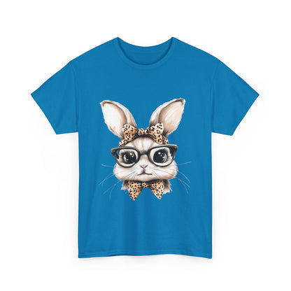 Cool Bunny Sunglasses Tee, Cute Rabbit Shirt, Animal Lover Gift, Spring Fashion, Unisex Graphic T-Shirt
