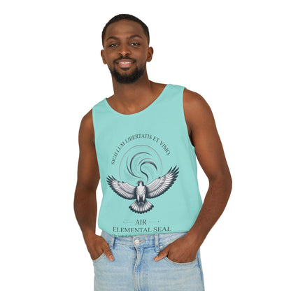 Air Elemental Seal Tank Top, Clarity & Spiritual Freedom Symbol Tee, Unisex Elemental Shirt, Vision Totem Gift, Spiritual Gift