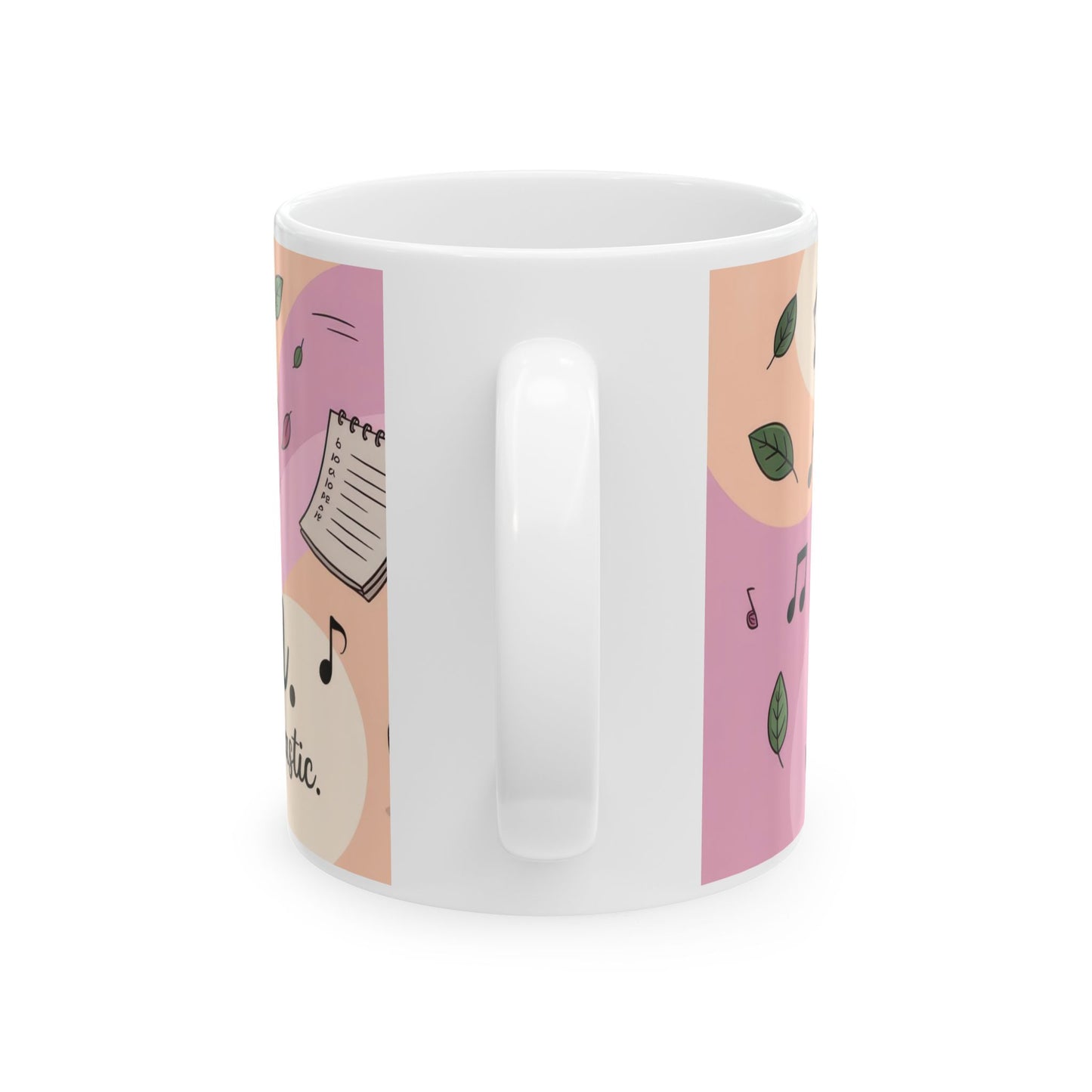 Zen Ceramic Mug, Sarcastic Yoga Coffee Cup, Yoga Lover Gift, Meditation Mug, Self-Care Beverage Holder, Funny Zen Mug