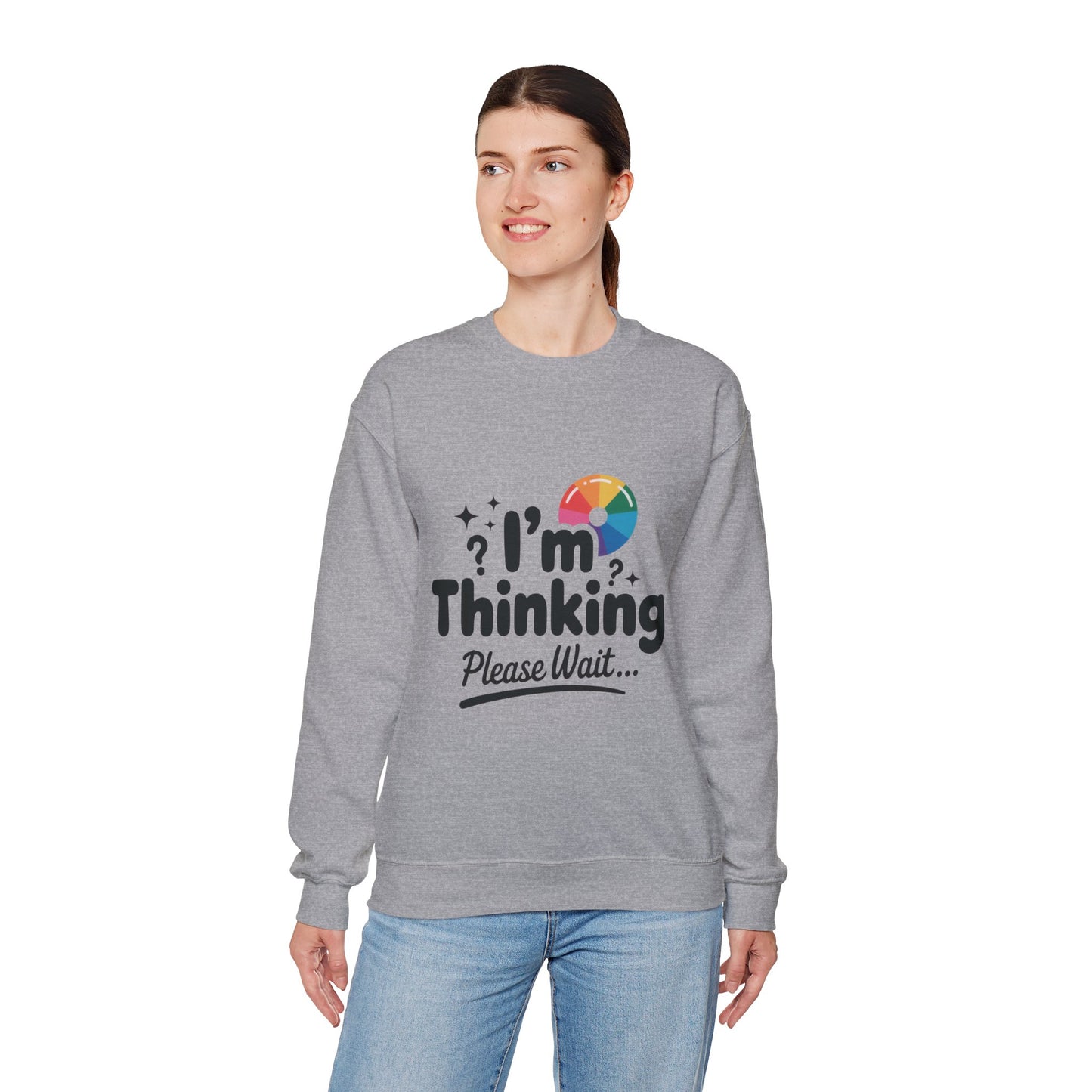 Playful Thinking Womens Sweatshirt, Thoughtful Gift, Geeky Gift for Introverts, Programmers, Designers, , Comfy Crewneck for Creative Minds