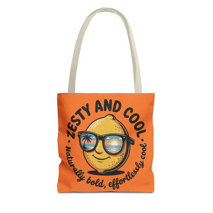Zesty Lemon Tote Bag - Fun & Bold Carry-All for Everyday Use, Summer, Beach Days, Gifts, Eco-Friendly Shopping, Large Tote Bag