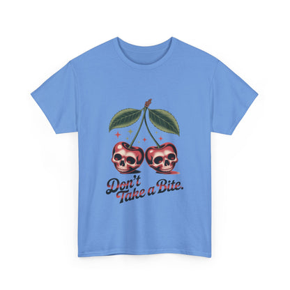 Skull Cherry Womens Graphic Tee, Edgy Tee, Unique Gift, Halloween Apparel, Cute Gothic Fruit Graphic Tee for Women, Funny Dark Style Shirt