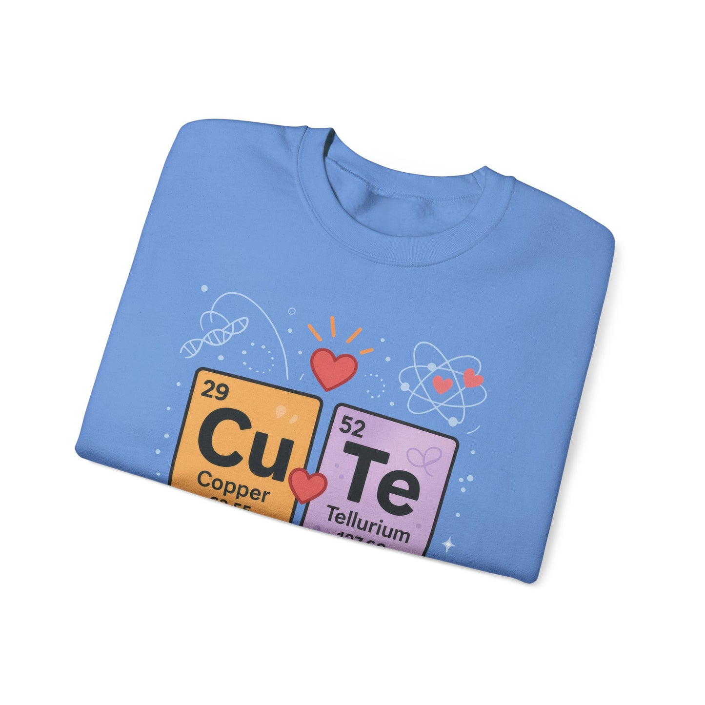 Cute Chemistry Sweatshirt for Women, Periodic Table Sweatshirt, Chemistry Gift for Her, Gift for Science Lovers, Valentine's Day Sweatshirt