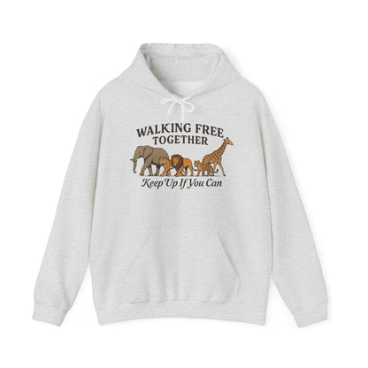 Spirit of the Wild Lion Mens Hoodie - Vacation Mode Funny Jungle King Graphic Pullover for Men, Wildlife Lovers Gift, Cozy Nature Hoodie