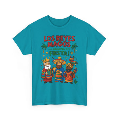 Los Reyes Magos Are Coming to Fiesta!, Funny Three Kings Day Shirt, Día de los Reyes Magos T-Shirt for Christmas Fiesta Lovers