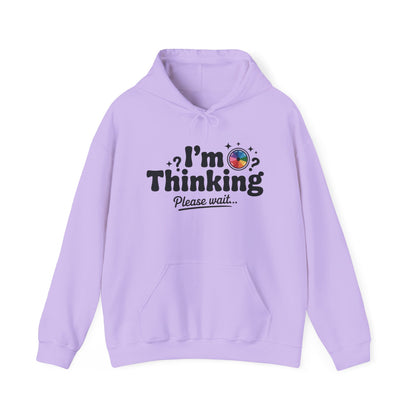 Playful Thinking Womens Hooded Sweatshirt, Womens Hoodie, Brainstorming Buddy, Thoughtful Gift, Cute Geeky Gift for Introverts, Programmers