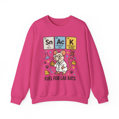 Lab Rat Science Sweatshirt, Science Crewneck, Funny Gift for Teachers, Chemistry Sweatshirt, Cute Lab Rat Design, Perfect for Birthdays