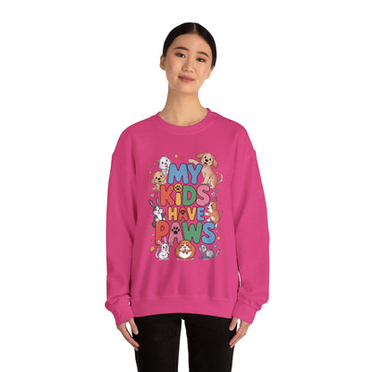 My Kids Have Paws Sweatshirt, Pet Lover Gift, Cute Animal Shirt, Cute Pet Mom Tee, Animal Parent T-Shirt, Gift for Animal Lovers