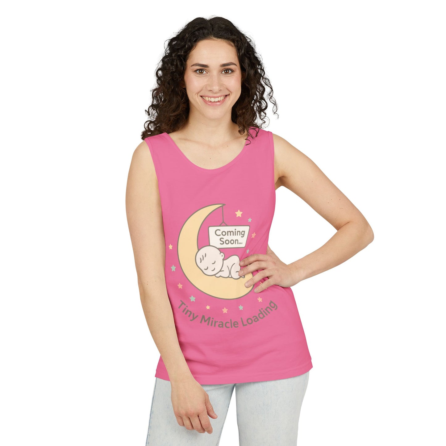 Maternity Tank Top, Coming Soon Pregnancy Announcement Top, Mom To Be Gift, Expecting Baby Reveal Tee, Baby Shower Top, Gender Reveal Top