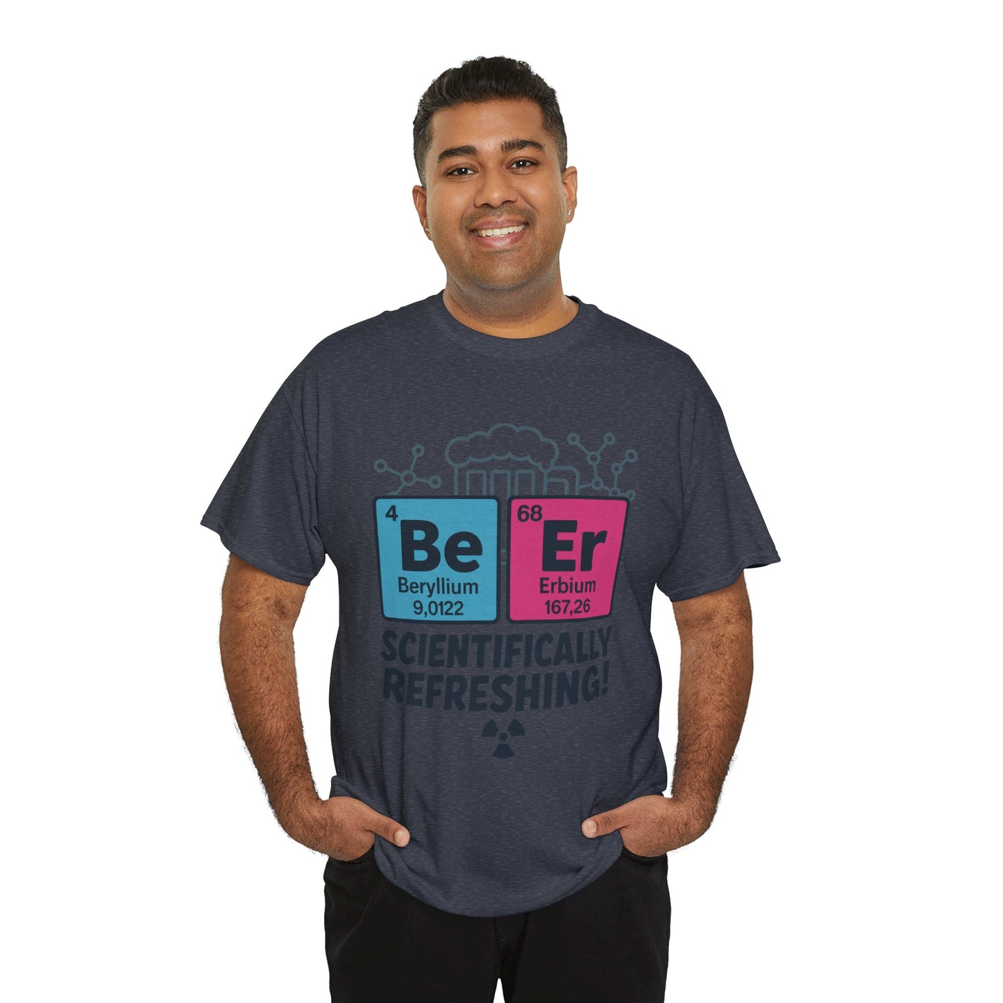 Mens Beer Science T-Shirt, Periodic Table Tee, Nerd Shirt for Him, Science Gift Tee, Chemistry Shirt, Science Lover Apparel, STEM Outfit