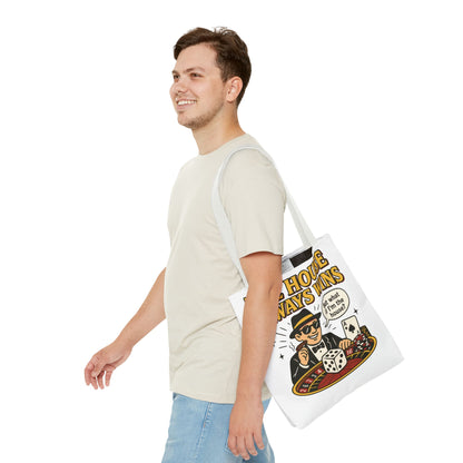 Casino Vibes Tote Bag, Fun Gift for Gamblers, Everyday Use, Travel Accessory, Stylish Shopping Bag, Unique Gambling Merch