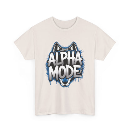 Alpha Mode Wolf Graphic Mens T-Shirt Streetwear, Alpha Tee, Wolf Tee, Street Tee, Wolf Art