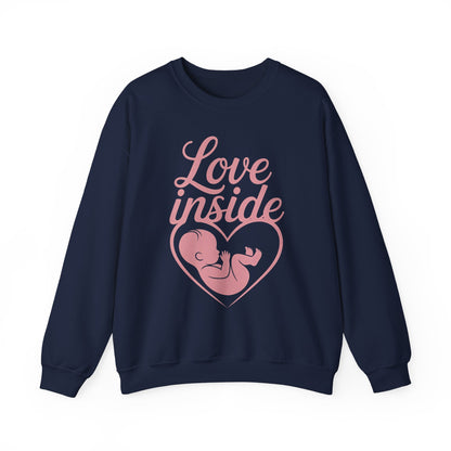 Maternity  Sweatshirt, Pregnancy Announcement Tee, Baby Inside Mom To Be Gift, Expecting Mother Gift, Pregnancy Reveal Top, Baby Shower Top