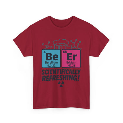 Mens Beer Science T-Shirt, Periodic Table Tee, Nerd Shirt for Him, Science Gift Tee, Chemistry Shirt, Science Lover Apparel, STEM Outfit